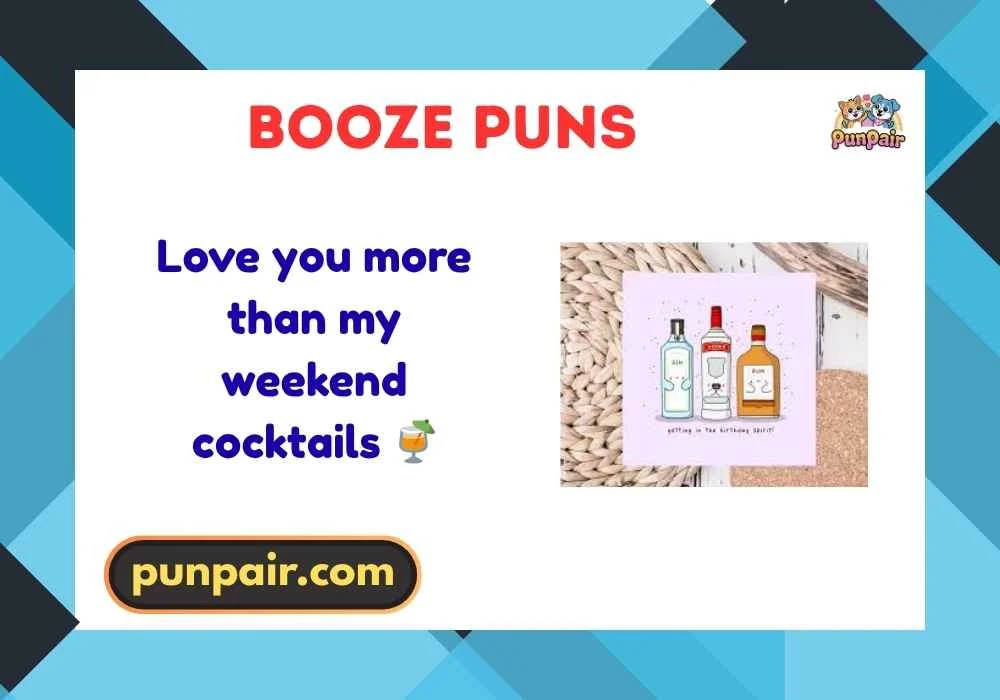 Booze Puns