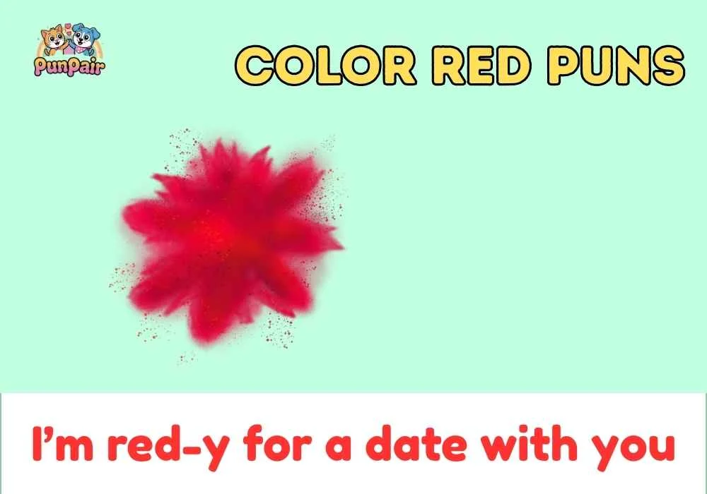 Color Red Puns