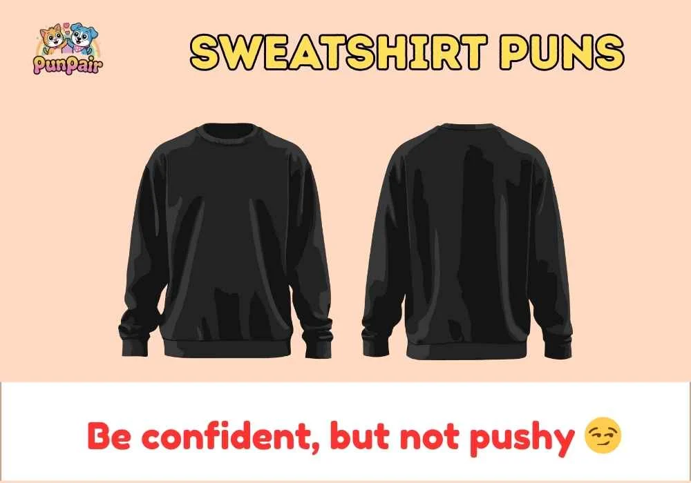 Sweatshirt puns