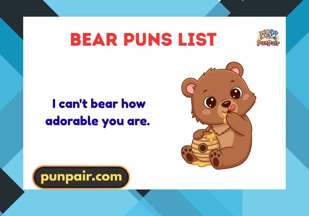 bear puns list